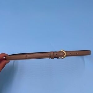 Vintage Genuine Leather Skinny Belt